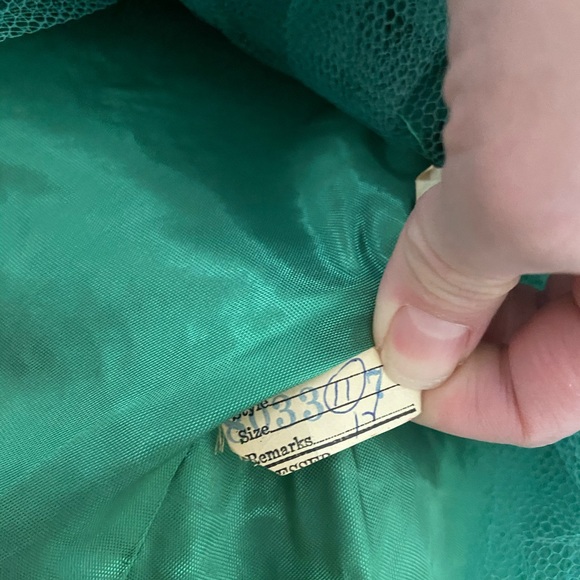 💚SOLD💚Vintage 1955-1963 Union label satin cocktail dress - Picture 12 of 14